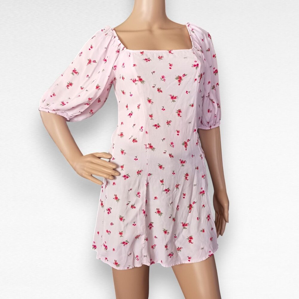 Pink Floral Dress